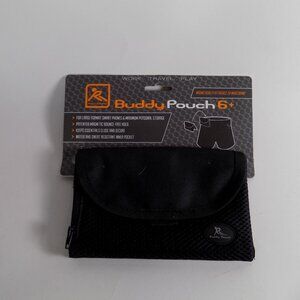 NEW Running Buddy Pouch 6+ Magnetic Hands Free Pouch Approx 7X4 Black
